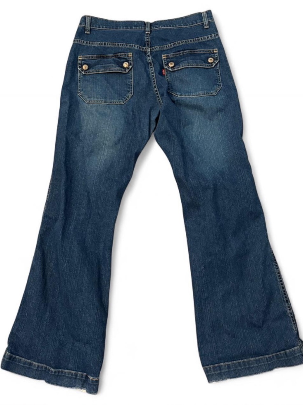 Levi's Women's Dark Blue Wide-Leg Jeans